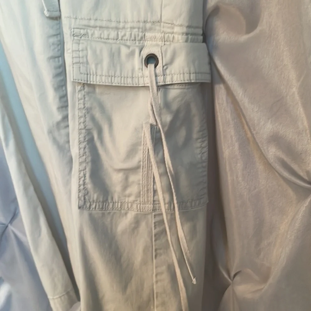 Lee Cargo Capri Khaki Size 3/4 - Picture 4 of 5